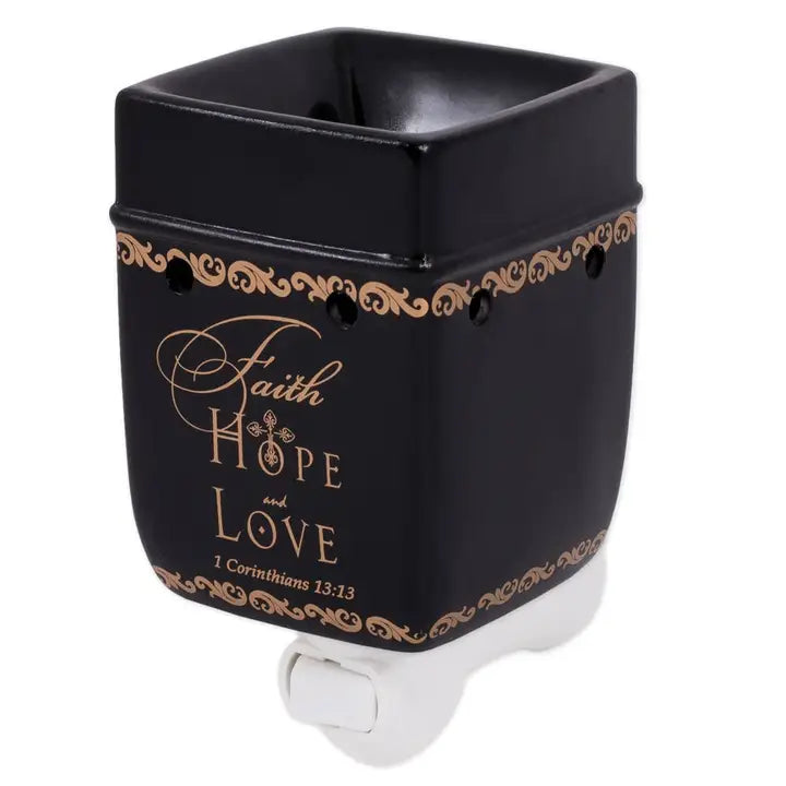 Faith, Hope and Love wax warmer